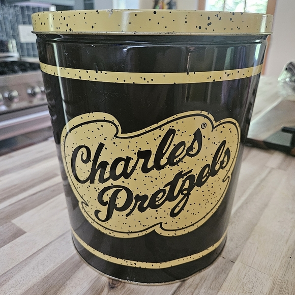 Vintage Charles Pretzels Can (empty) - Picture 1 of 7